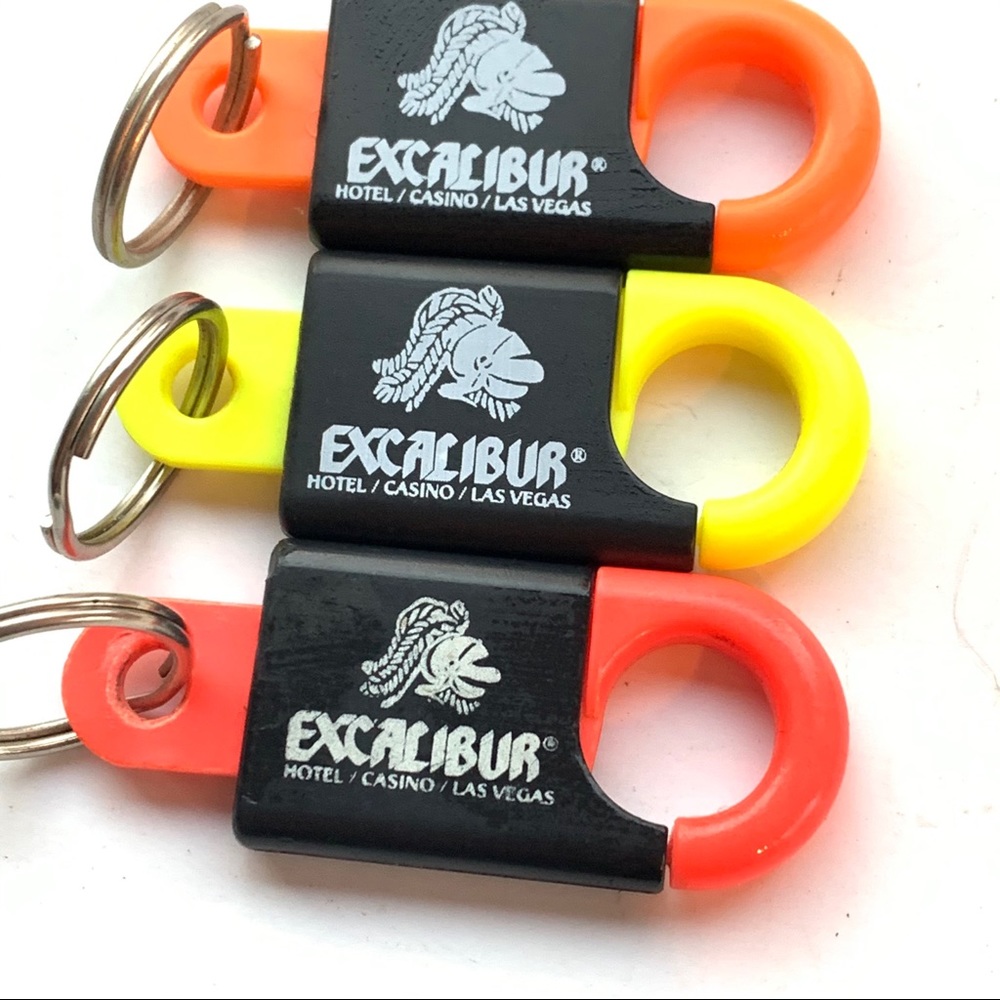 EXCALIBUR Hotel Casino🎄Vintage Neon Keychain